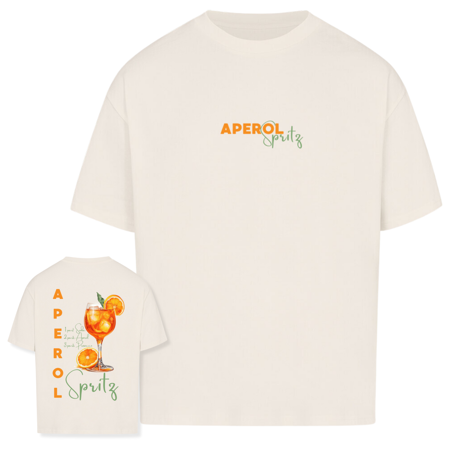 Aperol Spritz [Parts] - Oversized Shirt