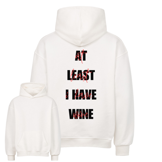 AT LEAST-WINE - Oversized Hoodie