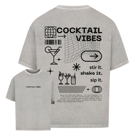 Cocktail Vibes -  Oversized Shirt