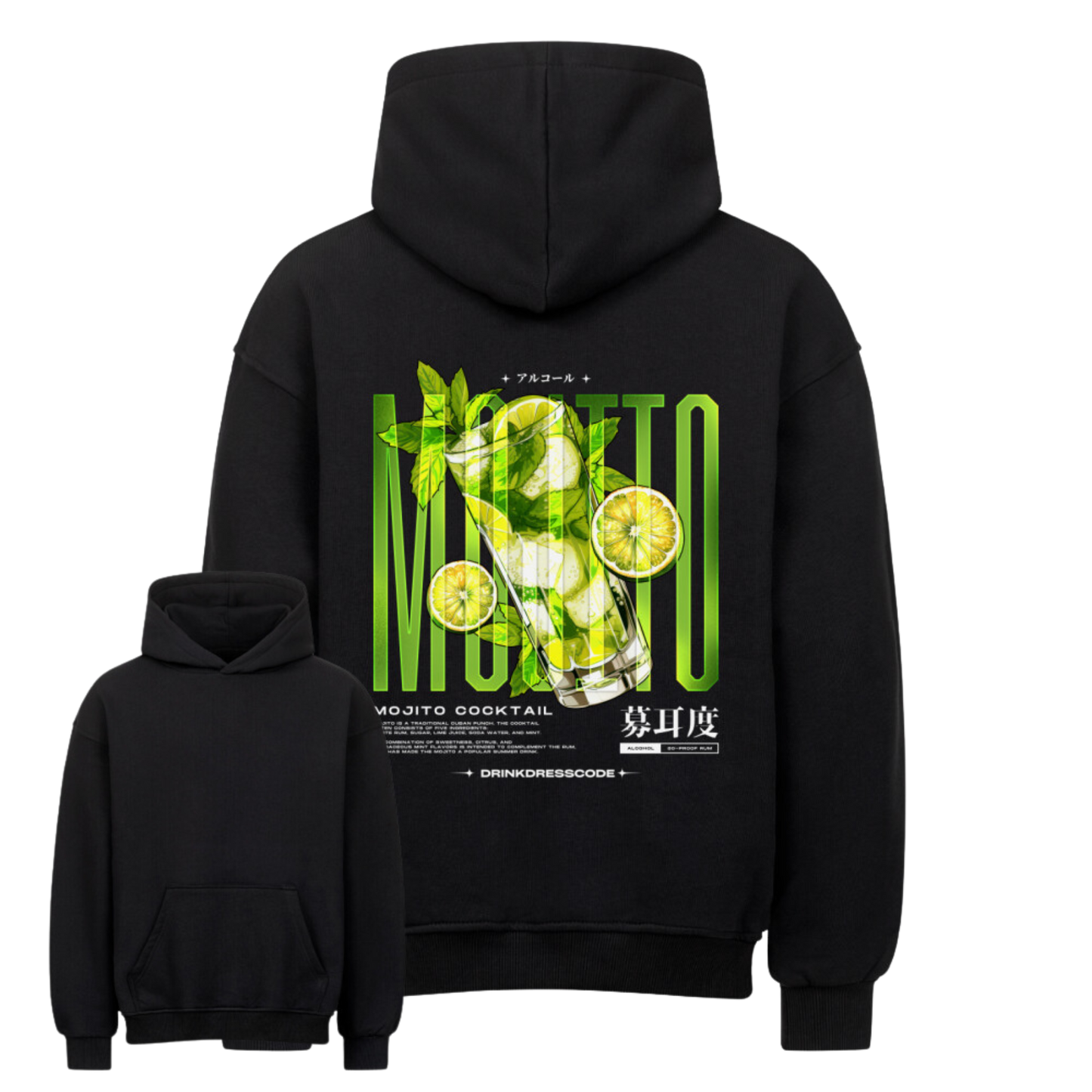 Mojito-Cocktail - Oversized Hoodie