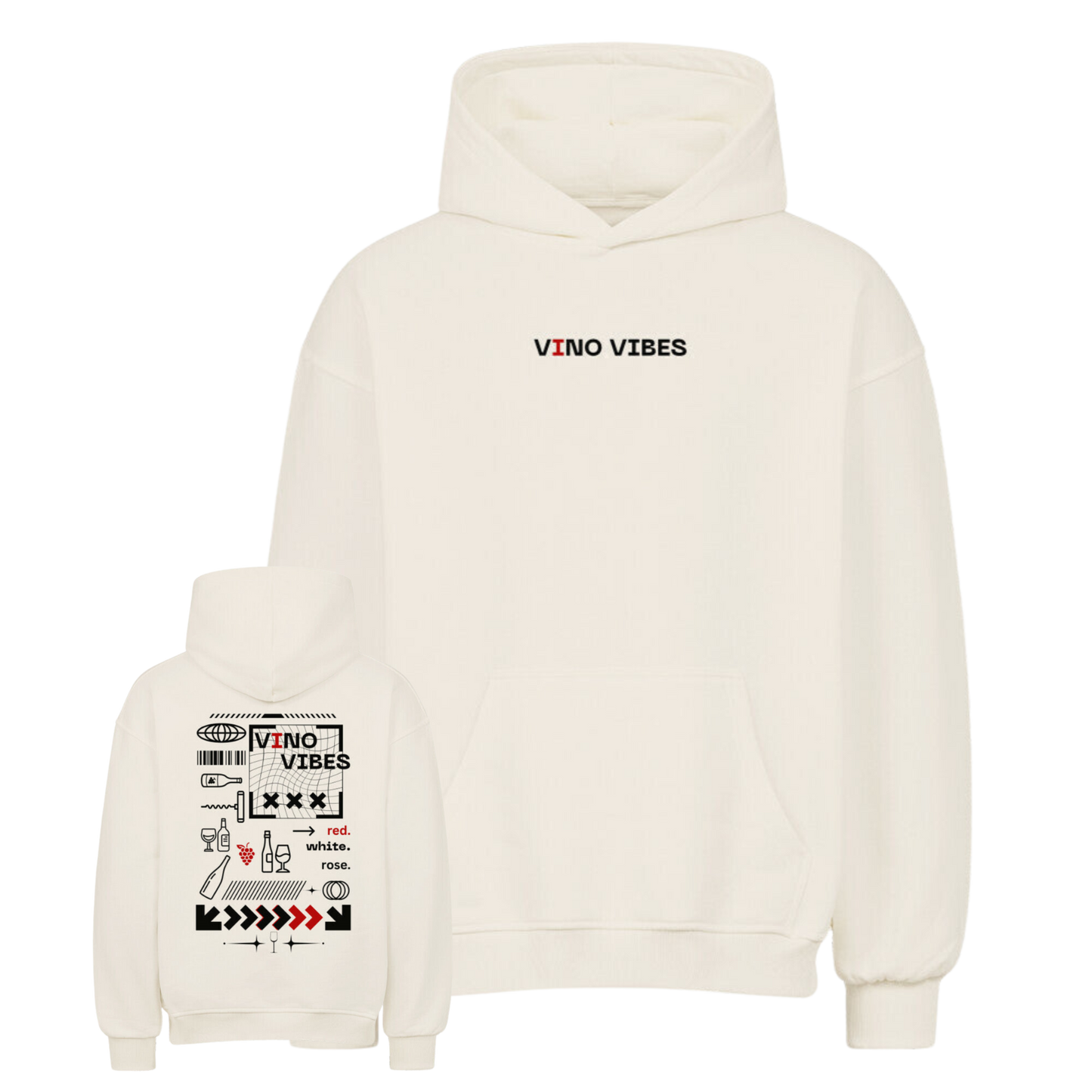 Vino Vibes - Oversized Hoodie