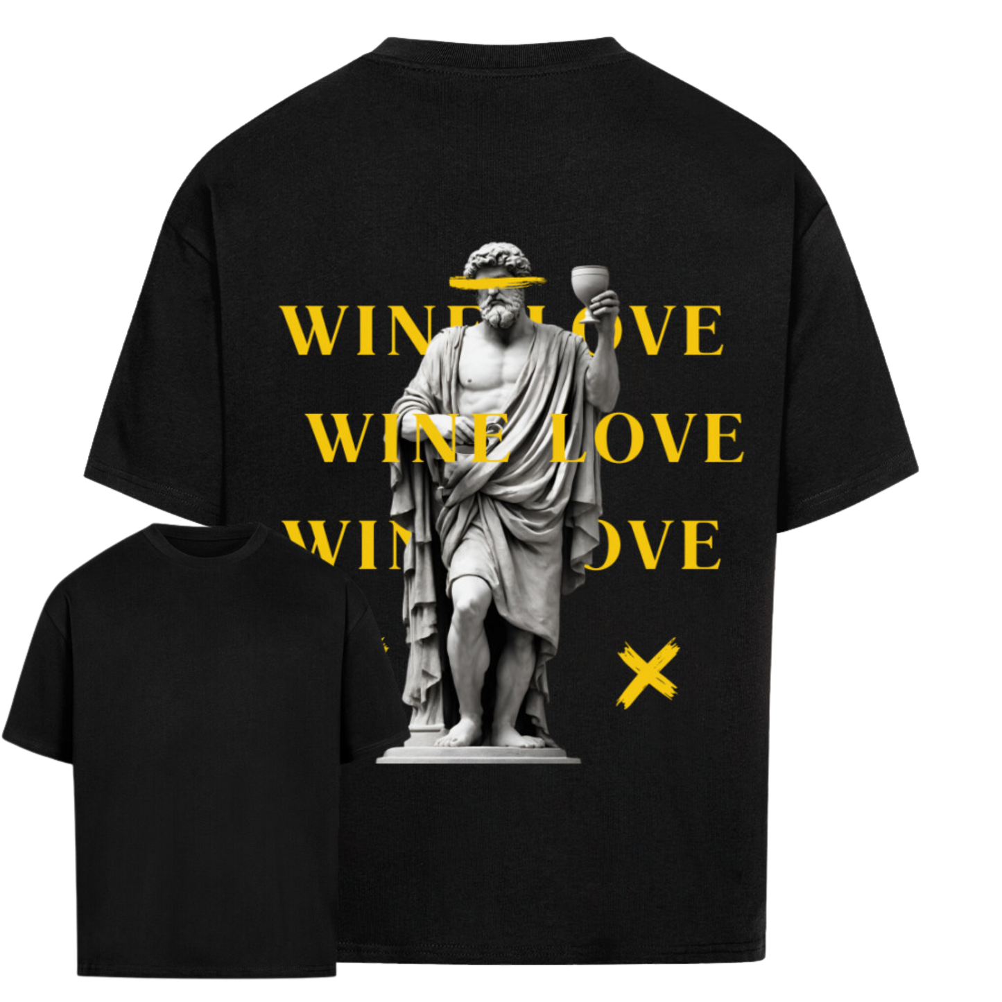 Wine Love YELLOW - Oversized Shirt