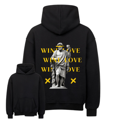 Wine Love YELLOW - Oversized Hoodie